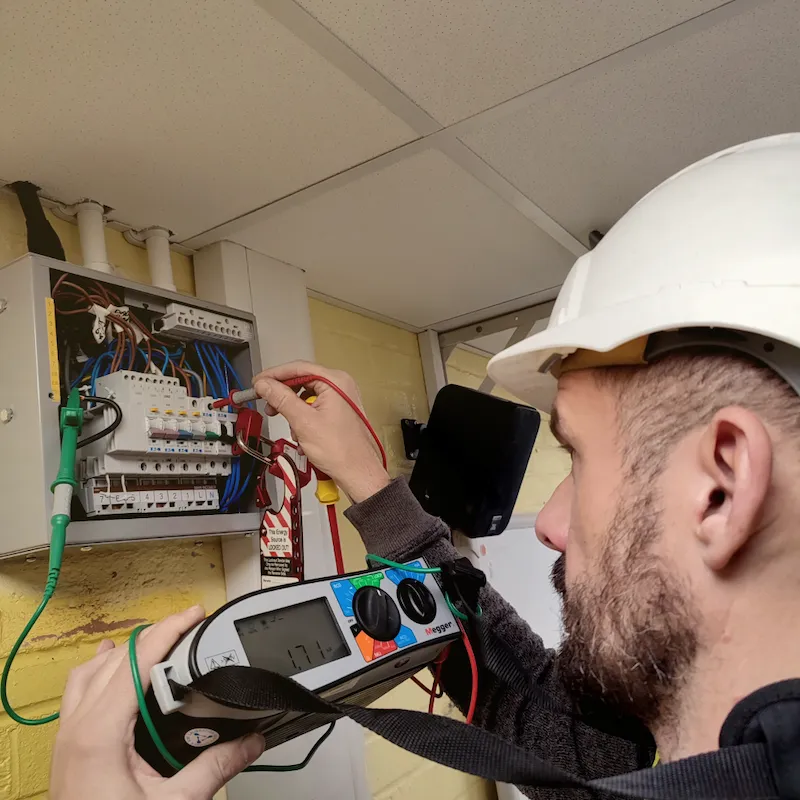 Electrical testing with multifunction tester